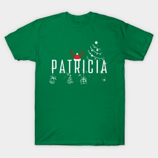 Patricia Christmas Cute 2023 Family Women's Christmas Patricia Holiday T-Shirt